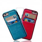 Wholesale iPhone SE (2020) / 8 / 7 Leather Style Credit Card Case (Red)